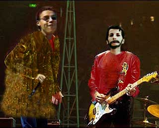 Cliff and Mike in Cardiff concert